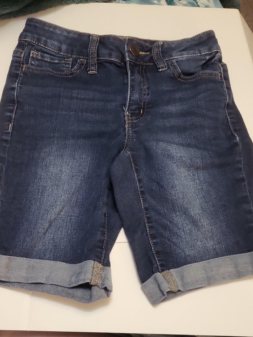 Avon Dark Blue Denim Jean Shorts